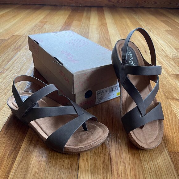 Eurosoft Shoes - Eurosoft Gianetta Sandals Womens Mocha Size 8